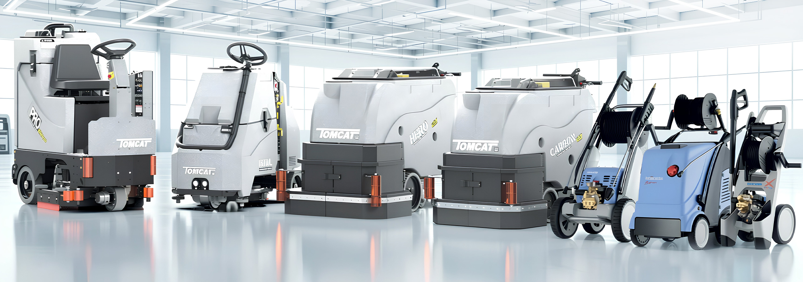 Scheuersaugmaschinen und Hochdruckreiniger